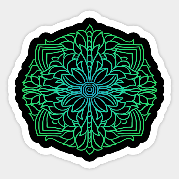 Mandala art drawing for gift Sticker by KK-Royal